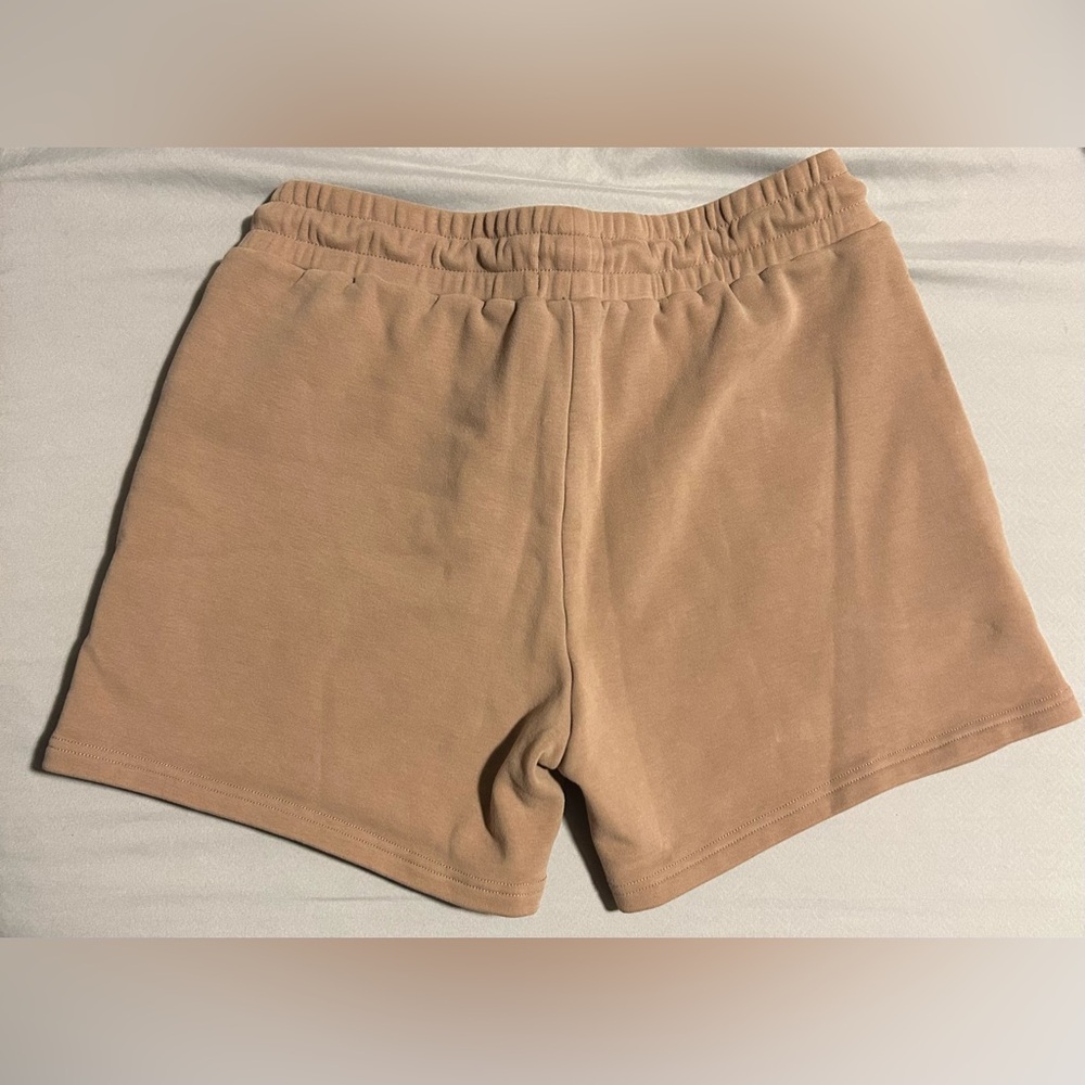ZYIA Athletic Shorts in Light Brown Tan- size s fit - Picture 6 of 8